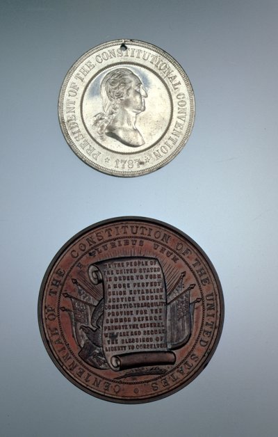 Constitutional Commemorative Medals, 1887 by American School